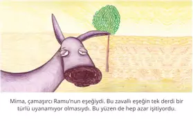 Vorschau - Stationenlernen - Esegin Uykusu Var /Kamishibai Türkisch/Deutsch/DaF - Seite 1
