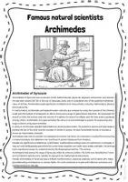 Vorschau - Stundenentwürfe - Englisch: Archimedes | Wissenschaftler | PDF H5P - Seite 1