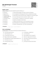 Vorschau - Arbeitsblätter - Die Nürnberger Prozesse - Lückentext und Übungen - Seite 1