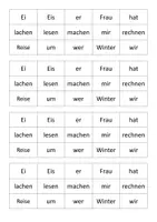 Vorschau - Anderer Materialtyp - Grundwortschatz Lilo 1: Kärtchen für Kinderhand - Seite 2