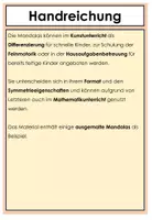 Vorschau - Mal- und Bastelvorlagen - Mandalas Set 1: für Feinmotorik, Symmetrie und Kunst - Seite 1