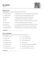 Vorschau - Arbeitsblätter - Die UNICEF - Infotext und Übungen - Seite 1