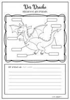 Vorschau - Arbeitsblätter - Der Drache - Beschreibung - Klasse 2 bis 3 - Seite 1