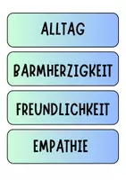 Vorschau - Poster - Tafelkarten mit Begriffen - Jesus und Liebe / Nächstenliebe für Diskussion o.ä - Seite 2