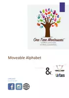 Vorschau - Stationenlernen - Moveable Alphabet (zum Schreiben) - Deckblatt