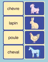 Aperçu - Préparation de séance / Séance complète - Animaux de la ferme Jeu de mémoire Cartes +2 fiches d'activités - Page 3
