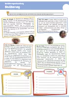 Vorschau - Arbeitsblätter - Bevölkerung - Gesamte Einheit mit Klassenarbeit (Arbeitsblätter & PowerPoint) - Seite 3