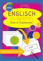 Vorschau - Spiele - Englisch colours - ZAUBERSPIEL "Dreh- & Stapelkarten" Wortschatz "Farben" Grundschule - Deckblatt