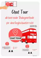 Vorschau - Stationenlernen - Chat Tour: Dialogmethode für den Englischunterricht (mit Tokenheft) - Deckblatt
