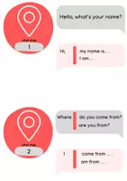 Vorschau - Stationenlernen - Chat Tour: Dialogmethode für den Englischunterricht (mit Tokenheft) - Seite 2