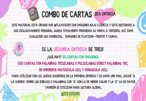 Vista previa - Unidades / Secuencias / Situaciones de Aprendizaje - COMBOS DE CARTAS 1 al 3 - página 2