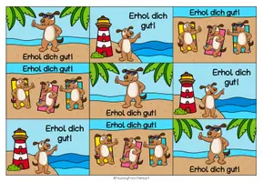 Vorschau - Anderer Materialtyp - Hundeklasse - Grußkärtchen Sommer - Seite 2