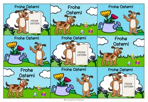 Vorschau - Anderer Materialtyp - Hundeklasse - Grußkärtchen Ostern - Seite 2