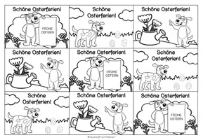 Vorschau - Anderer Materialtyp - Hundeklasse - Grußkärtchen Ostern - Seite 3