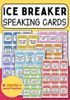 Vorschau - Fördermaterial/Inklusion - Ice Breaker Speaking Cards für den Englischunterricht - Deckblatt