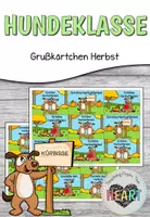 Vorschau - Anderer Materialtyp - Hundeklasse - Grußkärtchen Herbst - Deckblatt