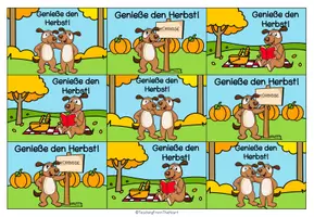 Vorschau - Anderer Materialtyp - Hundeklasse - Grußkärtchen Herbst - Seite 2