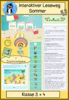 Vorschau - Bildkarten - Lesetraining interaktiv, Leseweg Sommer - Deckblatt