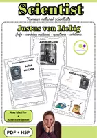 Vorschau - Stundenentwürfe - Englisch: Justus von Liebig | Wissenschaftler | PDF H5P - Deckblatt