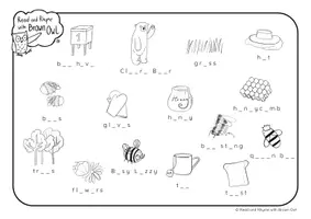 anteprima - Esercizi - Brown Owl and the Bee Hive - PICTURE DICTIONARY WORDMATS - Pagina 3