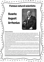 Vorschau - Stundenentwürfe - Englisch: Svante Arrhenius | Wissenschaftler | PDF H5P - Seite 1
