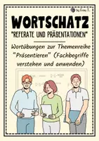 Vorschau - Arbeitsblätter - Wortschatz "Referate und Präsentationen" - Deckblatt