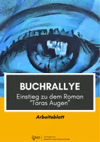 Vorschau - Arbeitsblätter - Buchrallye zu dem Roman "Taras Augen", Unterrichtseinstieg - Deckblatt