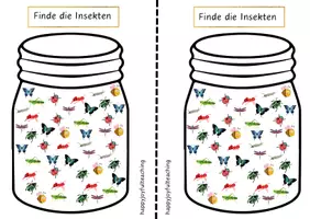 Vorschau - Arbeitsblätter - Insekten-Suchsel - Seite 2