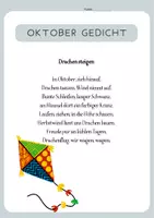 Vorschau - Arbeitsblätter - 5 Gedichte für den OKTOBER: ab 2. Klasse - Seite 2