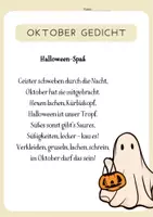 Vorschau - Arbeitsblätter - 5 Gedichte für den OKTOBER: ab 2. Klasse - Seite 3
