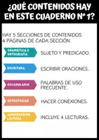 Vista previa - Hojas de trabajo - Cuaderno completo de español 1/9. - página 2