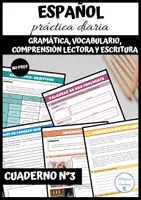 Vista previa - Hojas de trabajo - Cuaderno completo de español 3/9 - página 2