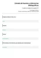 Vista previa - Hojas de trabajo - Cuaderno completo de español 3/9 - página 1