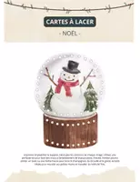 Aperçu - Préparation de séance / Séance complète - Cartes à lacer Noël +2 fiches d'activités - Page de couverture