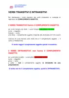 anteprima - Materiale di supporto/inclusione - VERBI TRANSITIVI E INTRANSITIVI, ATTIVI PASSIVI, RIFLESSIVI - Pagina di copertina