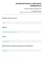 Vista previa - Hojas de trabajo - Cuaderno completo de español 9/9 - página 1