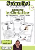 Vorschau - Stundenentwürfe - Englisch: Henry Louis Le Chatelier Wissenschaftler PDF H5P - Deckblatt