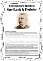 Vorschau - Stundenentwürfe - Englisch: Henry Louis Le Chatelier Wissenschaftler PDF H5P - Seite 1