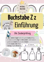Vorschau - Stundenentwürfe - Buchstabe Z z - Einführung, Bildkarten und Lautanalyse - Deckblatt
