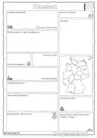 Vorschau - Arbeitsblätter - Hessen vorstellen mit Steckbrief (Bundesland Arbeitsblatt & Poster) - Seite 2