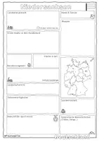 Vorschau - Arbeitsblätter - Niedersachsen vorstellen mit Steckbrief (Bundesland Arbeitsblatt & Poster) - Seite 2