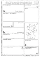 Vorschau - Arbeitsblätter - Schleswig-Holstein vorstellen mit Steckbrief (Bundesland Arbeitsblatt & Poster) - Seite 2