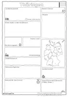 Vorschau - Arbeitsblätter - Thüringen vorstellen mit Steckbrief (Bundesland Arbeitsblatt & Poster) - Seite 2