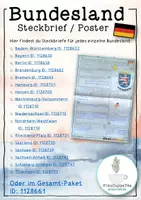 Vorschau - Arbeitsblätter - Bayern vorstellen mit Steckbrief (Bundesland Arbeitsblatt & Poster) - Seite 3