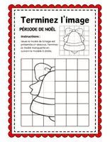 Aperçu - Préparation de séance / Séance complète - Symétrie Noël +12 fiches d'activités - Page 3