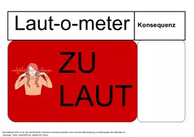 Vorschau - Anderer Materialtyp - Laut-o-meter - Lautstärke der Klasse - Seite 1