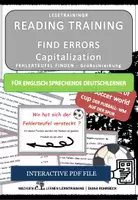Vorschau - Fördermaterial/Inklusion - DaF / DaZ Englisch Fehlerteufel Fußball WM Spezial Lesekarten Großschreibung - Seite 1