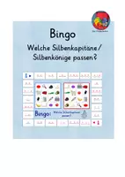 Vorschau - Arbeitsblätter - Lernspielepaket Silbenkapitäne (incl. Arbeitsblättern und Tafelmaterial) - Seite 1