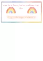 Vorschau - Poster - Willkommensschild-Regenbogenklasse - Seite 2