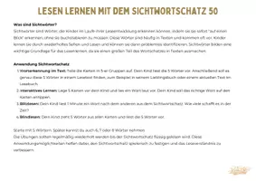 Vorschau - Spiele - Sichtwortschatz Klasse 1 und 2: die 100 häufigsten Wörter - Seite 2